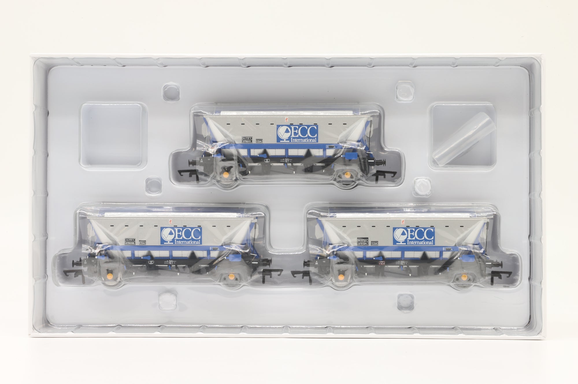 Accurascale OO ACC2523 Triple Pack(C) of CDA Hoppers in ECC Livery