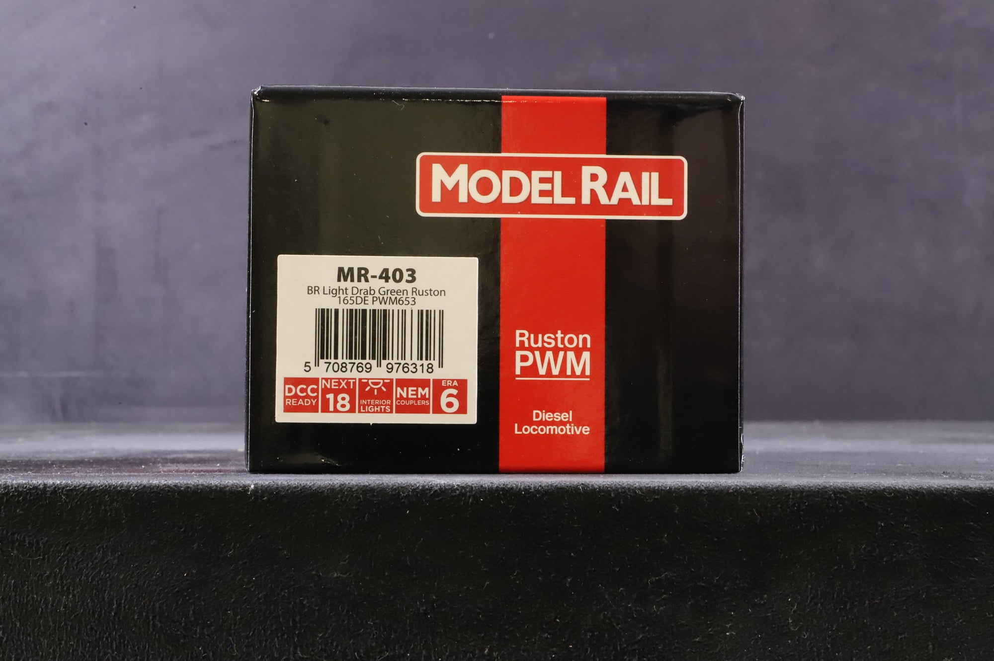 Model Rail OO MR-403 Ruston 165DE PWM653 in BR Light Drab Green