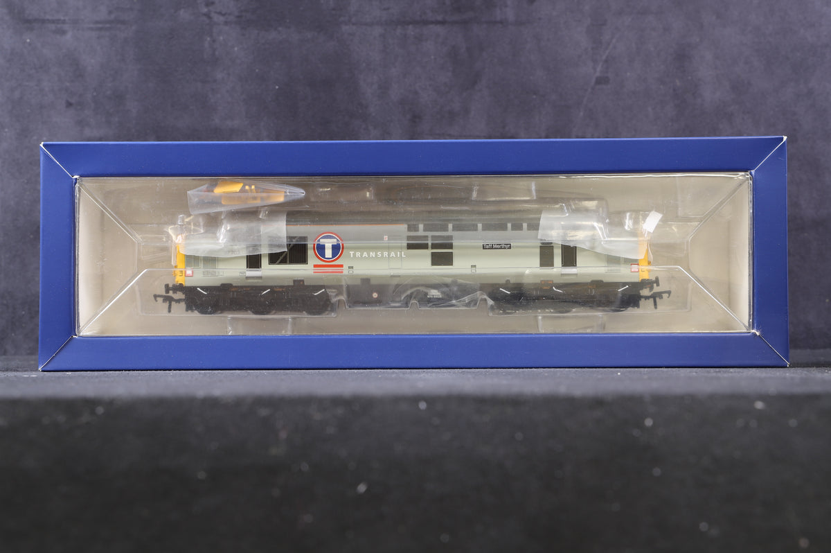 Bachmann OO 32-390X Twin Pack Class 37/7 &#39;37702&#39; &#39;Taff Merthyr Transrail &amp; &#39;37798 Mainline Blue Excl. Rail Exclusive