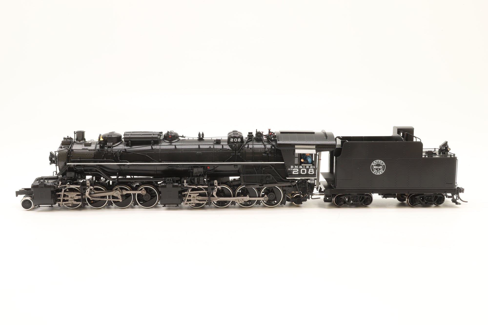 Division Point HO DP-0001 DM&IR M1-S '208' W/Worthing FWH Black