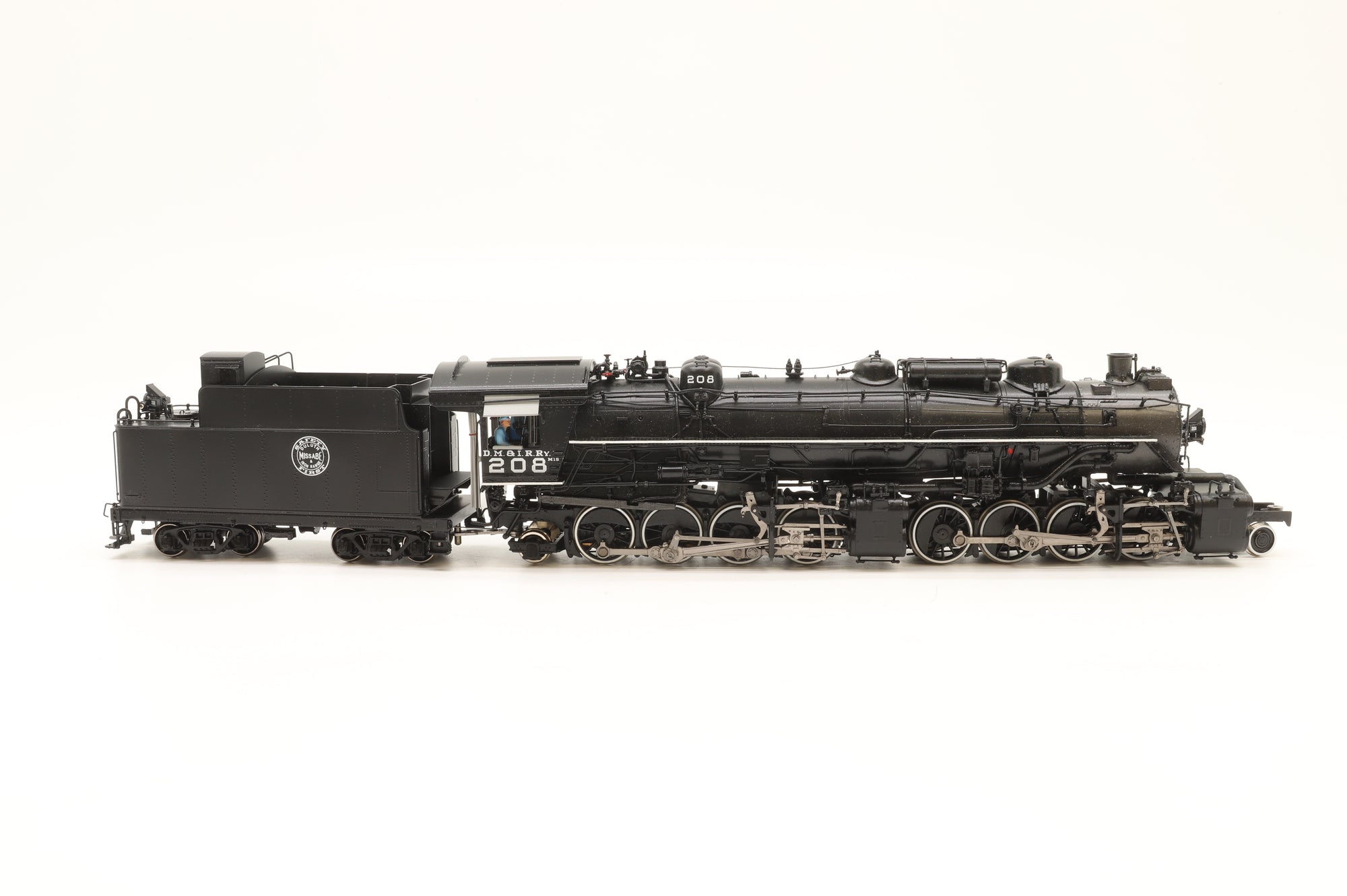 Division Point HO DP-0001 DM&IR M1-S '208' W/Worthing FWH Black