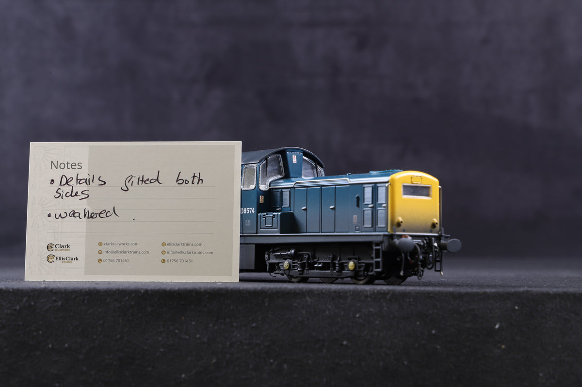 Heljan OO 17991 Class 17 Clayton Diesel &#39;D8574&#39; BR Blue Weathered Ltd Ed 37/ 250