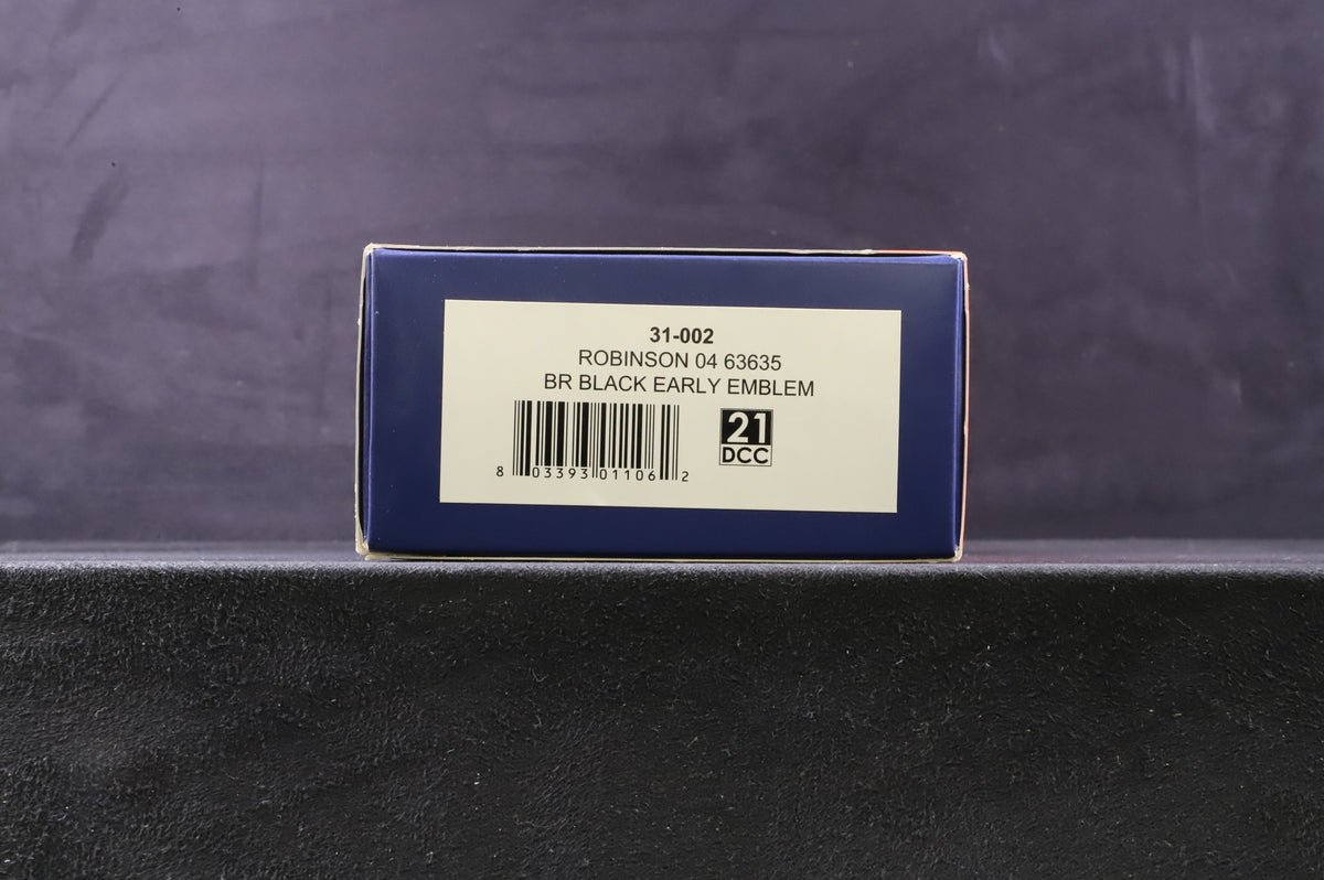 Bachmann OO 31-002 Robinson 04 &#39;63635&#39; BR Black E/C