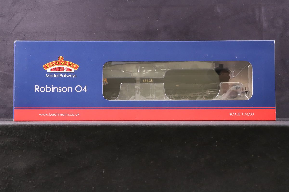 Bachmann OO 31-002 Robinson 04 &#39;63635&#39; BR Black E/C