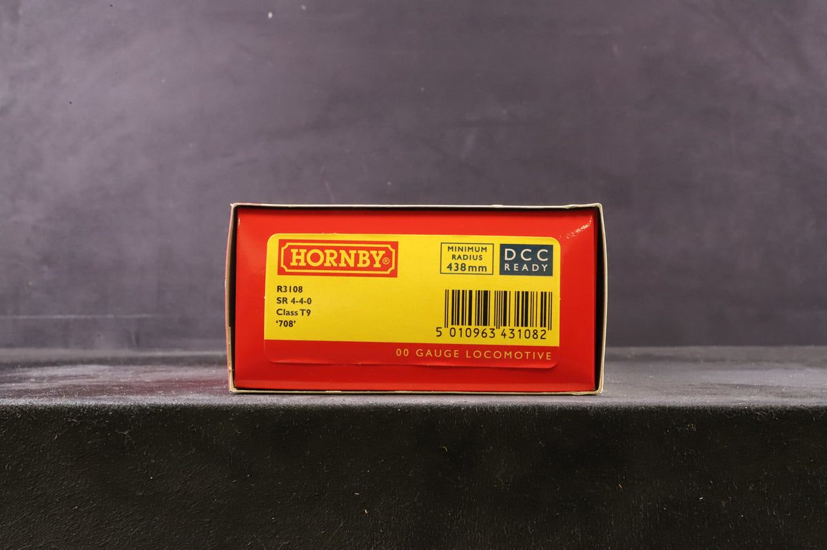 Hornby OO R3108 Class T9 &#39;708&#39; SR Black