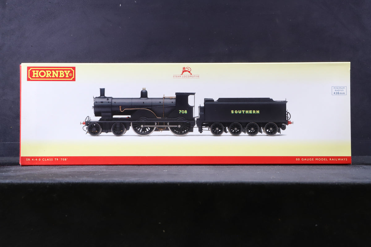 Hornby OO R3108 Class T9 &#39;708&#39; SR Black