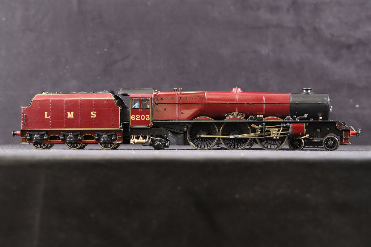 Kit Built OO Princess 4-6-2 &#39;Princess Margaret Rose&#39; &#39;6203&#39; LMS Crimson