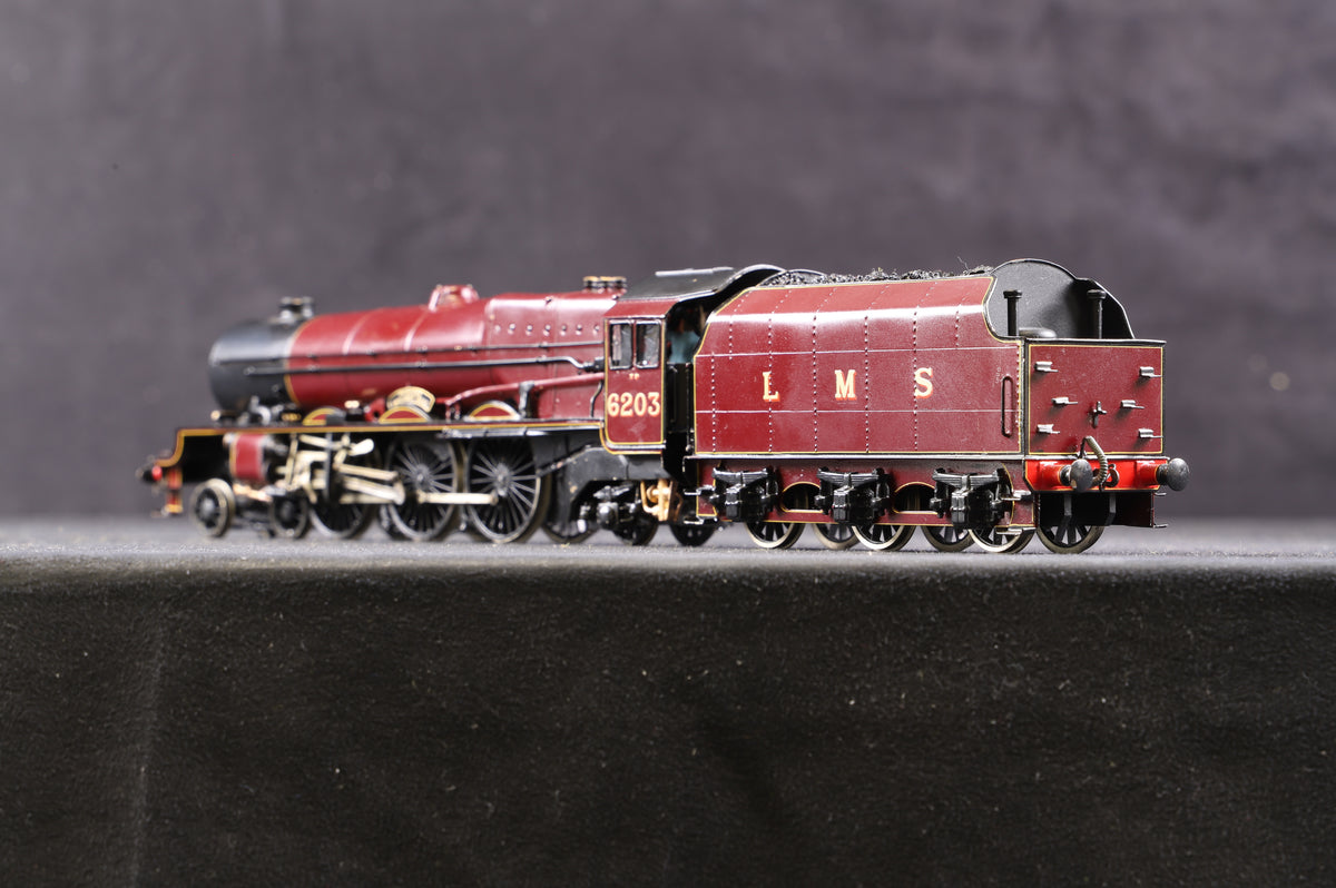 Kit Built OO Princess 4-6-2 &#39;Princess Margaret Rose&#39; &#39;6203&#39; LMS Crimson