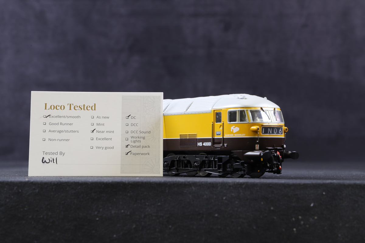 Heljan OO 4000 Hawker Siddeley Brush HS4000 &#39;Kestrel&#39; Prototype Diesel Electric Loco Ltd Ed 1026/ 4000