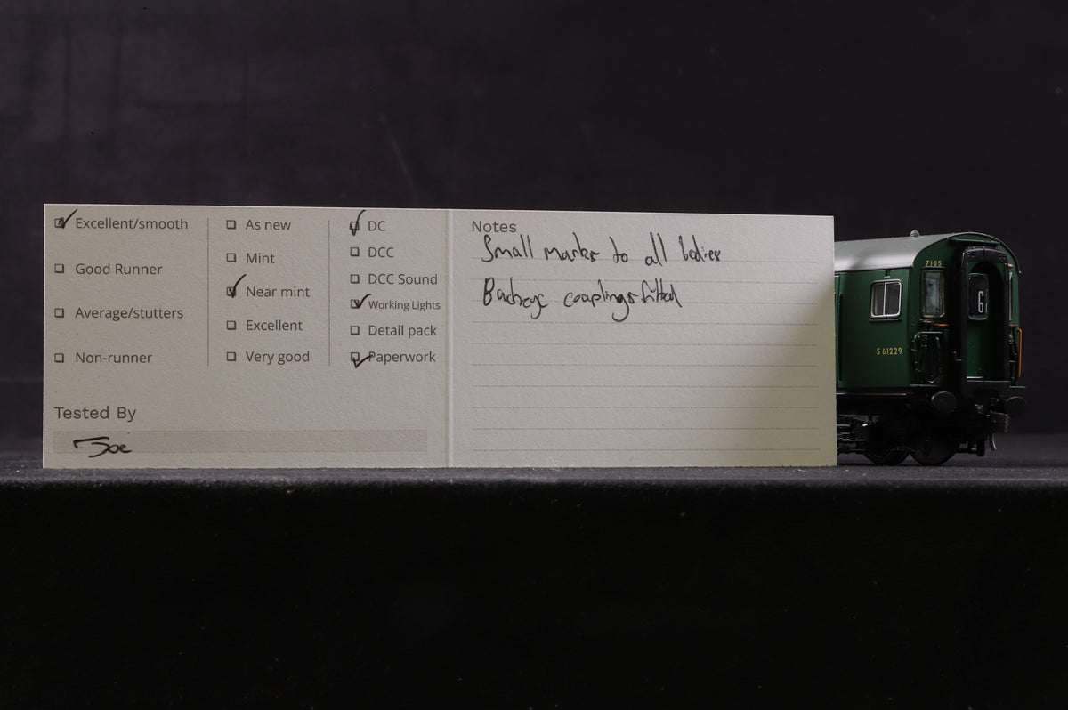 Bachmann OO 31-425 4CEP EMU 7105 Late SR Multiple Unit Green