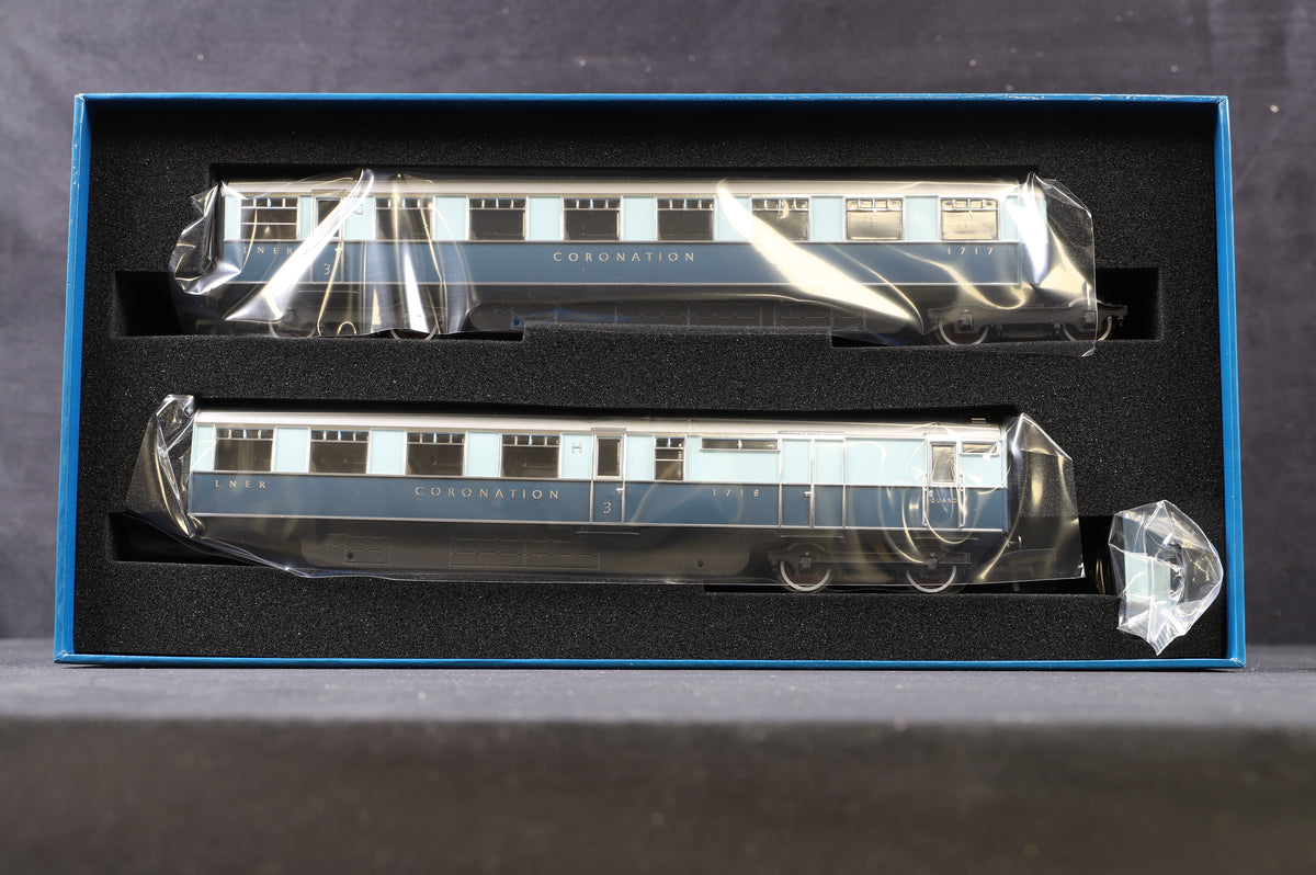 Hornby OO LNER Coronation 9 Coach Set with Observation Car (R40223,R40224,R40225,R40226 and R40227)