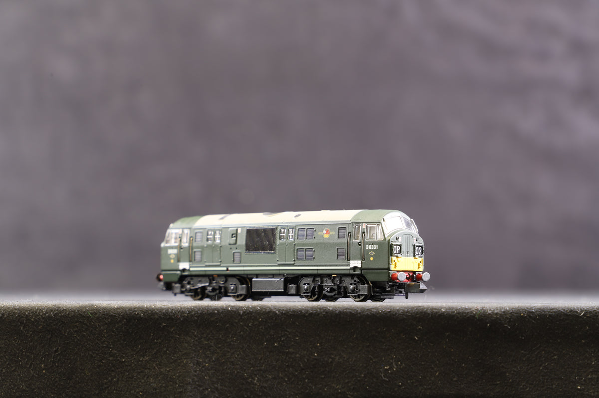 Dapol N 2D-012-005 BR Green Class 22 &#39;D6331&#39; Small Yellow Warning Panel