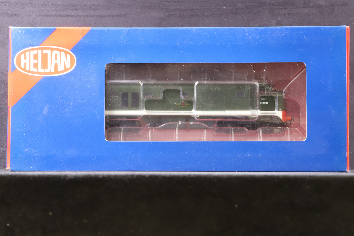 Heljan OO 2320 Class 23 Baby Deltic &#39;D5900&#39; BR Green Headcode Discs &amp; Frost Grilles Glossed