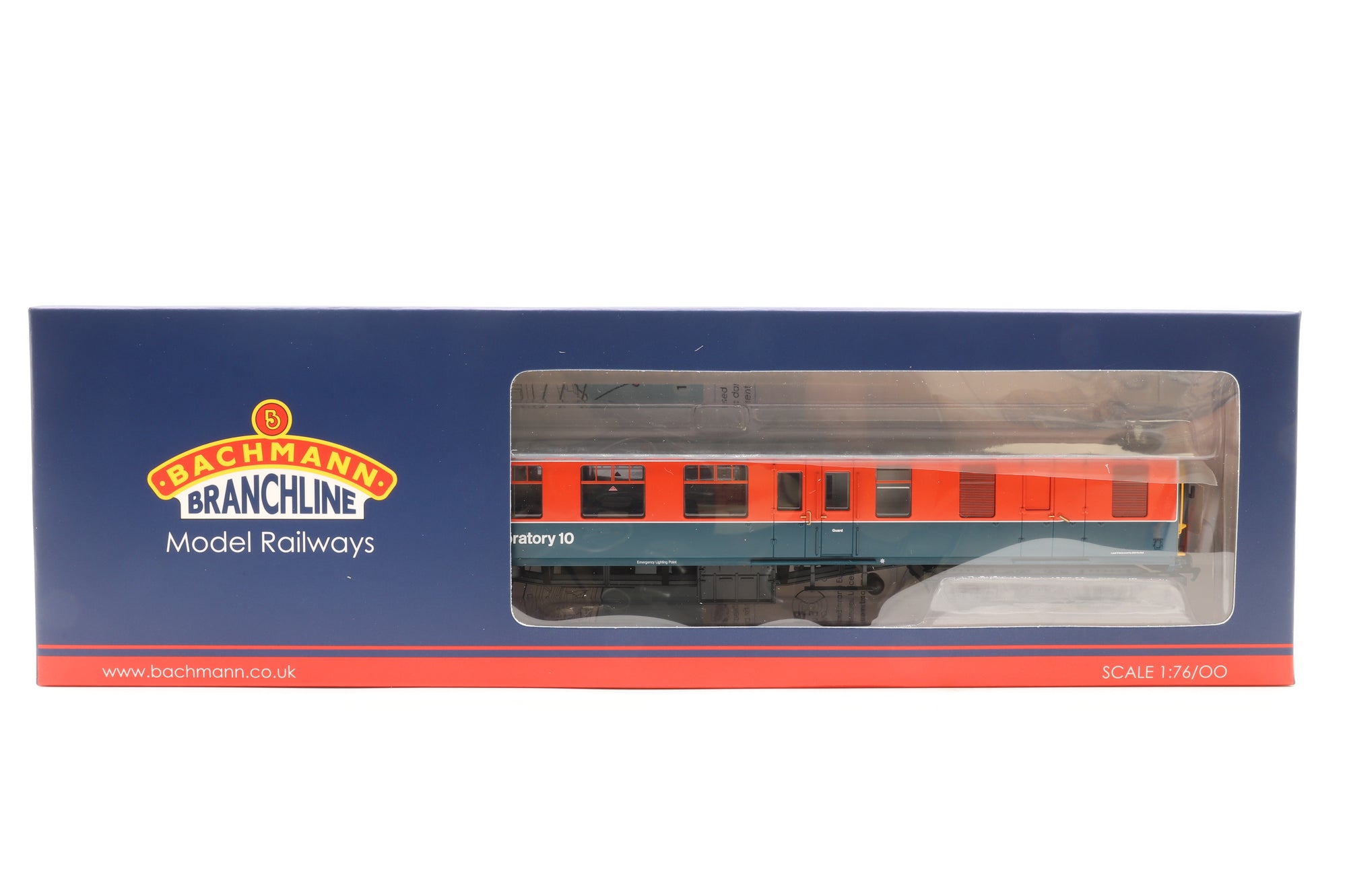 Bachmann OO 39-800K Mk1 BSO 'Laboratory 10' in BR RTC Livery w/ Yellow Ends