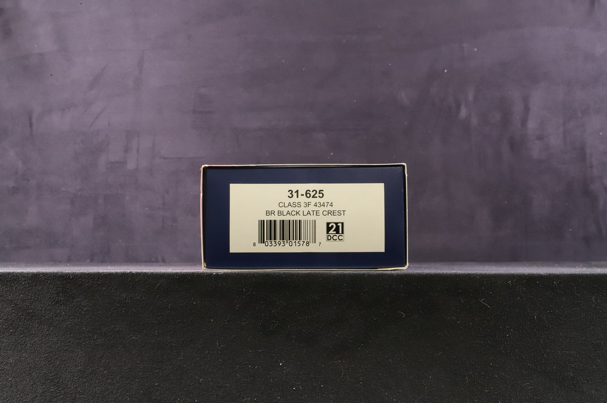 Bachmann OO 31-625 Class 3F &#39;43474&#39; BR Black L/C