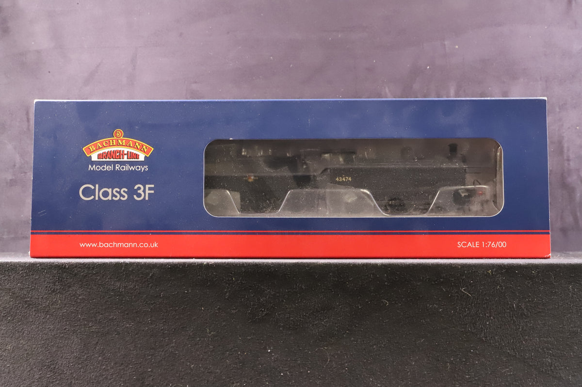 Bachmann OO 31-625 Class 3F &#39;43474&#39; BR Black L/C