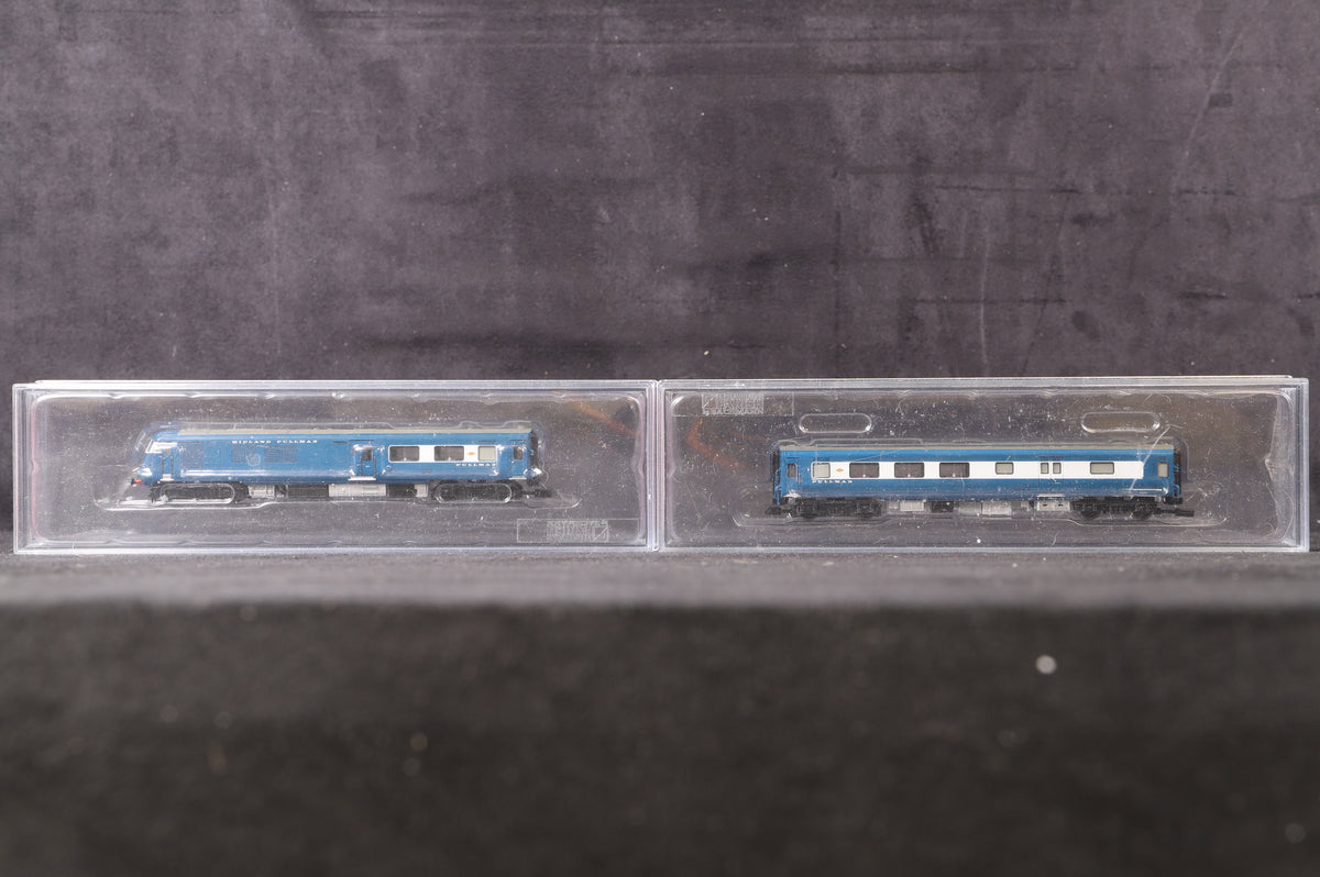 Graham Farish N 371-730 Class 251 Blue Pullman 4 Car Midland Set Nanking Blue, DCC Fitted