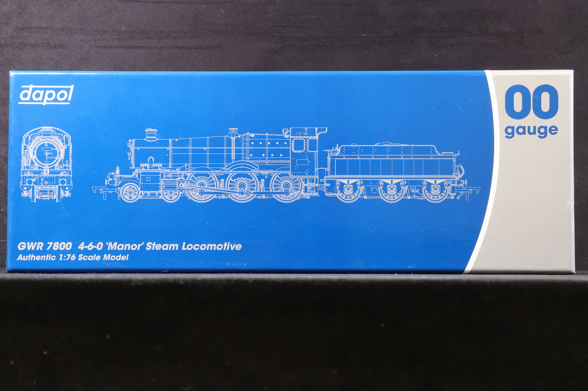 Dapol OO 4S-001-003S Manor Class 7807 &#39;Compton Manor&#39; in GWR Green - DCC Sound