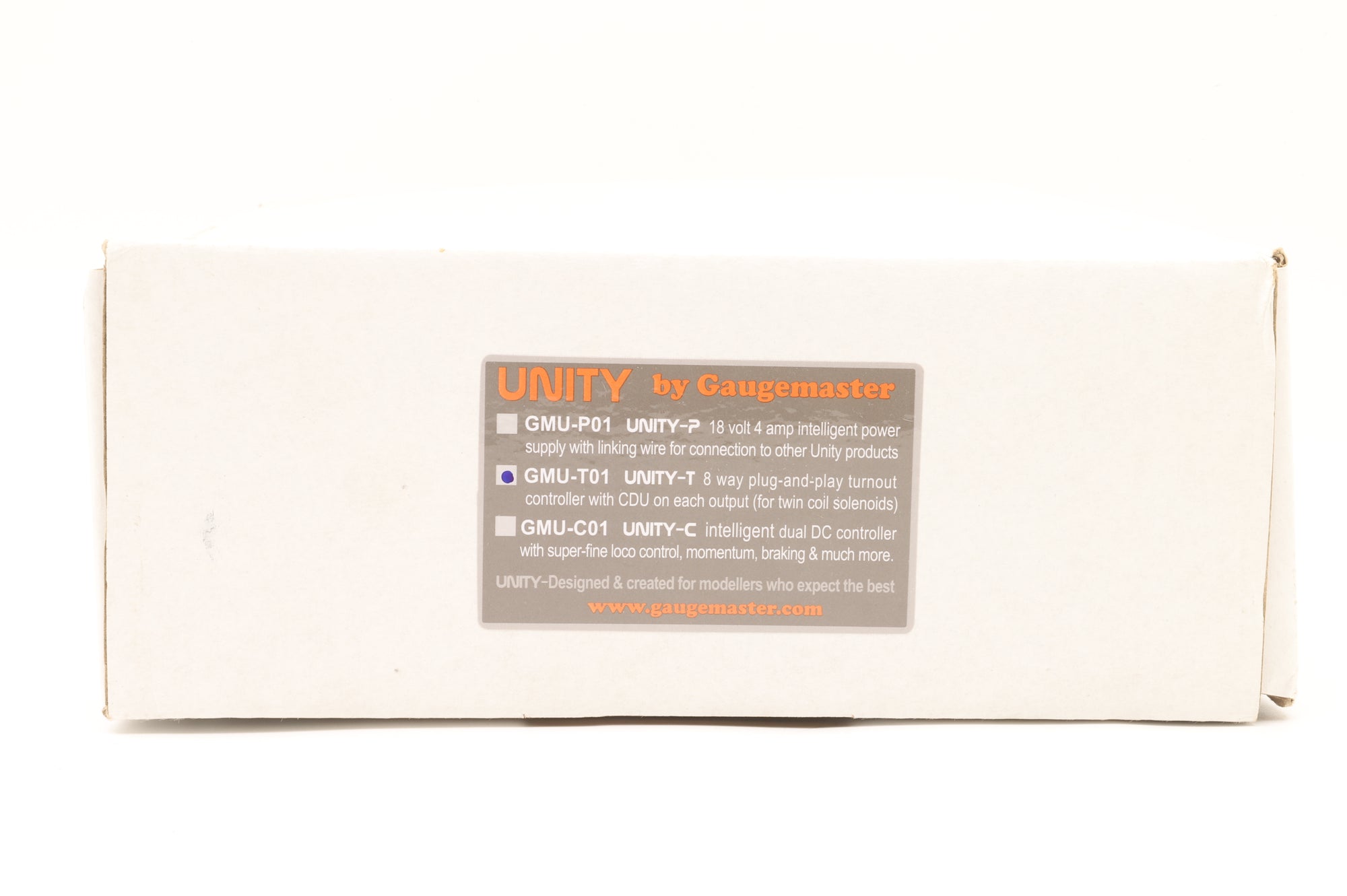 Unity By Gaugemaster OO GMU-T01 8 Way Plug & Play Turnout Controller With CDU