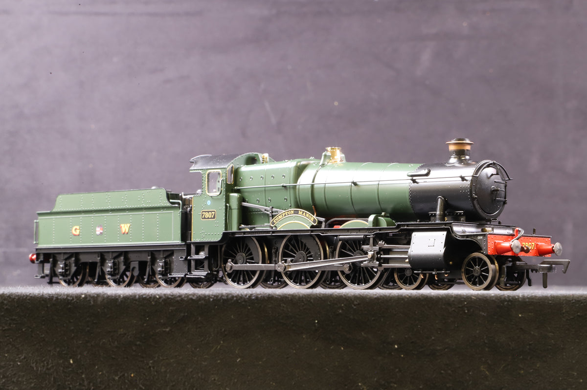 Dapol OO 4S-001-003S Manor Class 7807 &#39;Compton Manor&#39; in GWR Green - DCC Sound