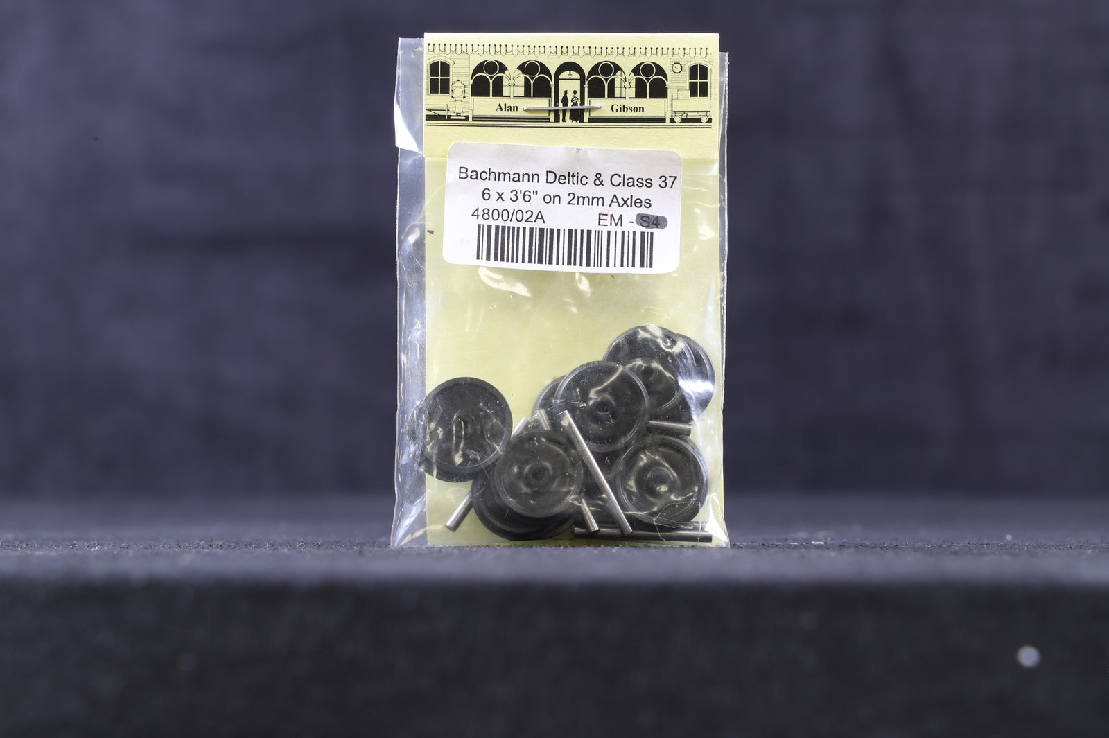 Bachmann EM Deltic & Class 37 6 x 3'6" on 2mm Axles