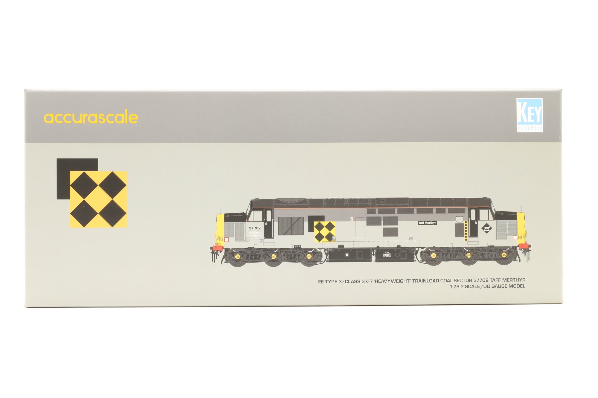 Accurascale OO ACC3038 Class 37 37702 'Taff Merthyr' in BR Railfreight Grey Coal Sector – DCC Sound
