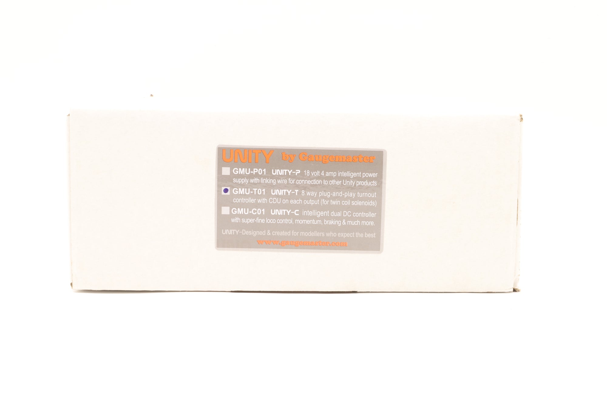 Unity By Gaugemaster OO GMU-T01 8 Way Plug & Play Turnout Controller With CDU
