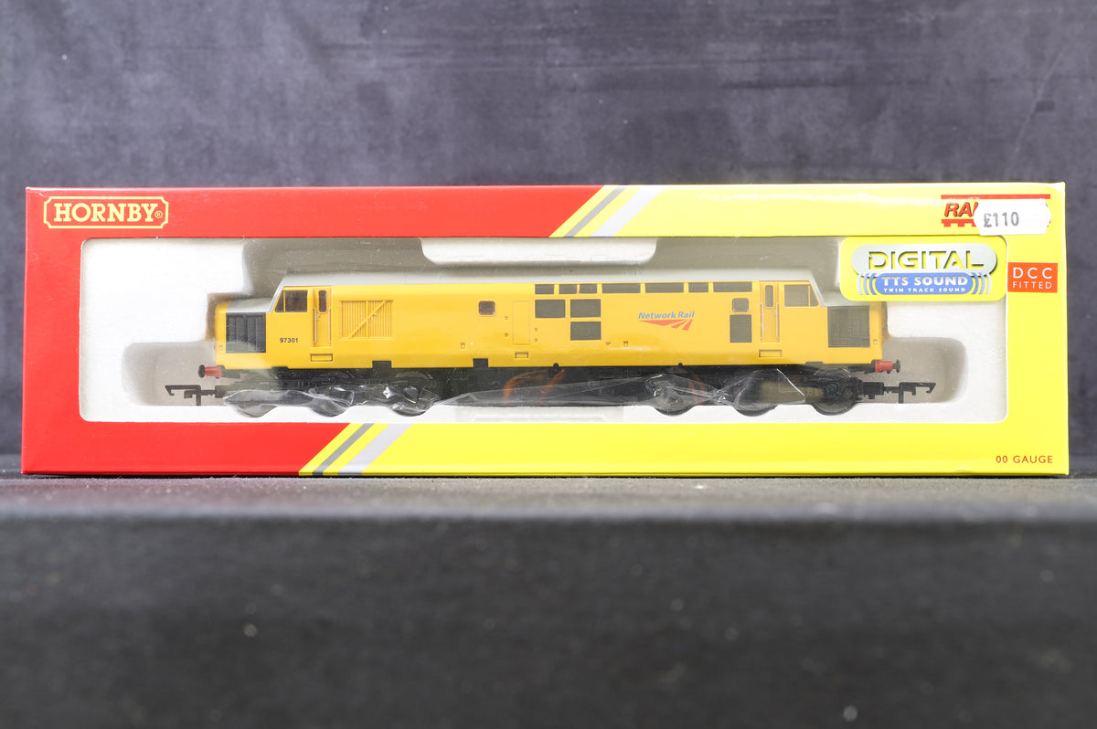 Hornby OO R3289TTS Class 37 &#39;97301&#39; Network Rail, DCC Sound