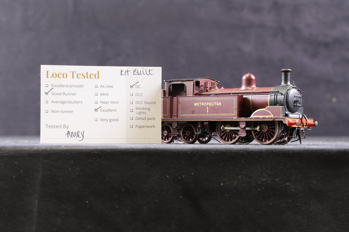 Radley Models Kit OO Kit Built 0-4-4 Metropolitan &#39;1&#39;