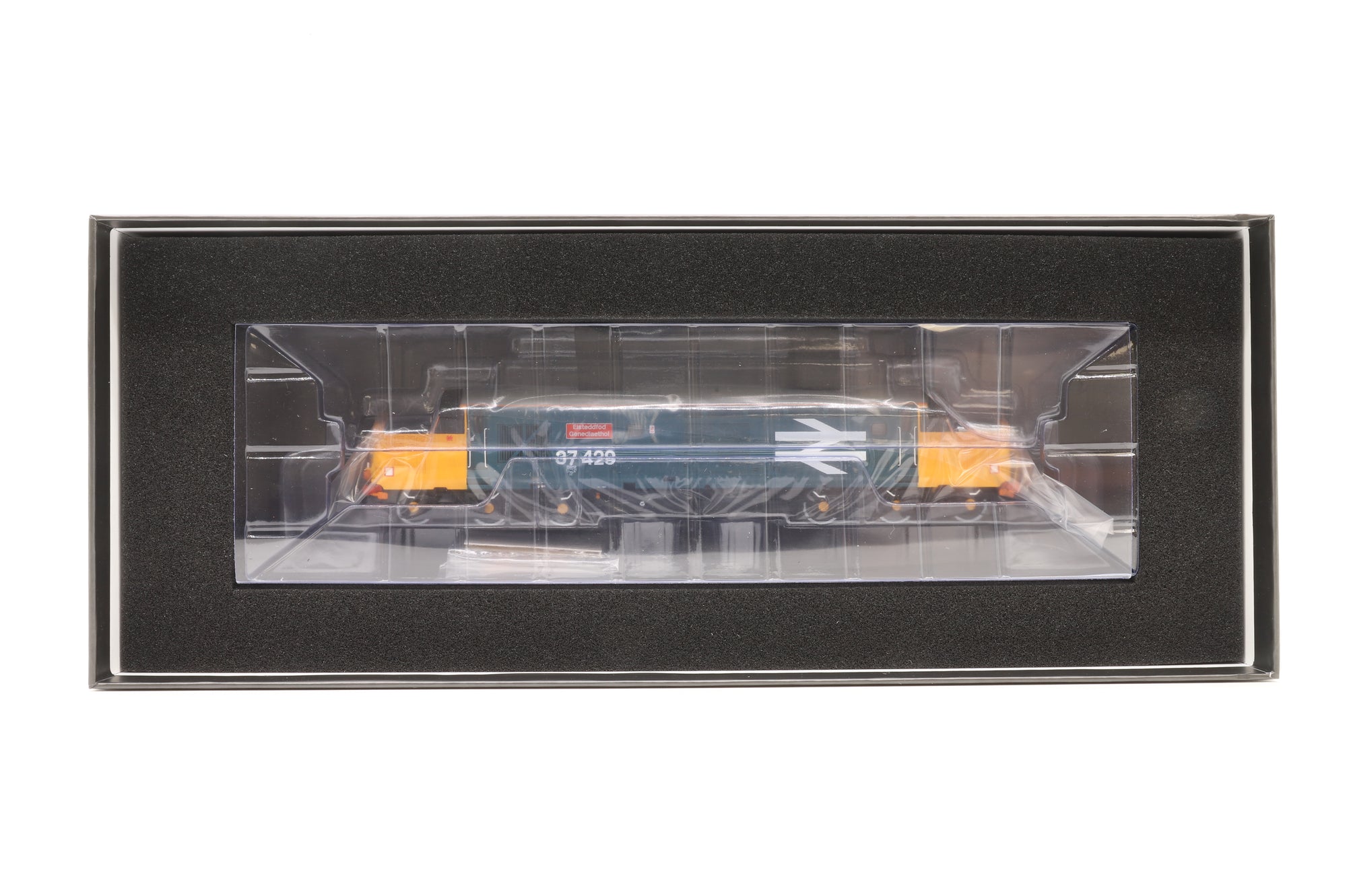 Accurascale OO ACC3164 Class 37 38429 'Eisteddfod Genedlaethol' in BR Large Logo Blue – DCC Sound