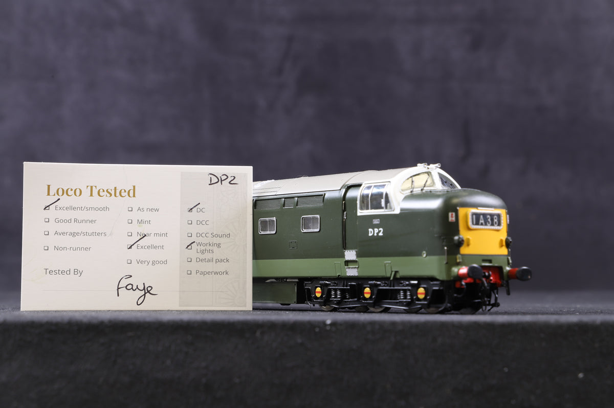 Heljan OO 4011 English Electric DP2 Prototype BR Two-Tone Green