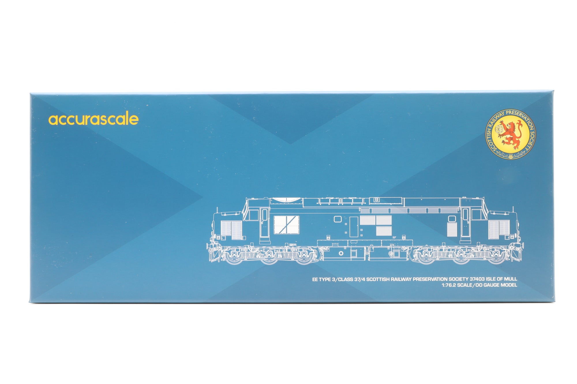 Accurascale OO ACC2993 Class 37 37403 'Isle of Mull' in BR Large Logo Blue (SRPS) – DCC Sound