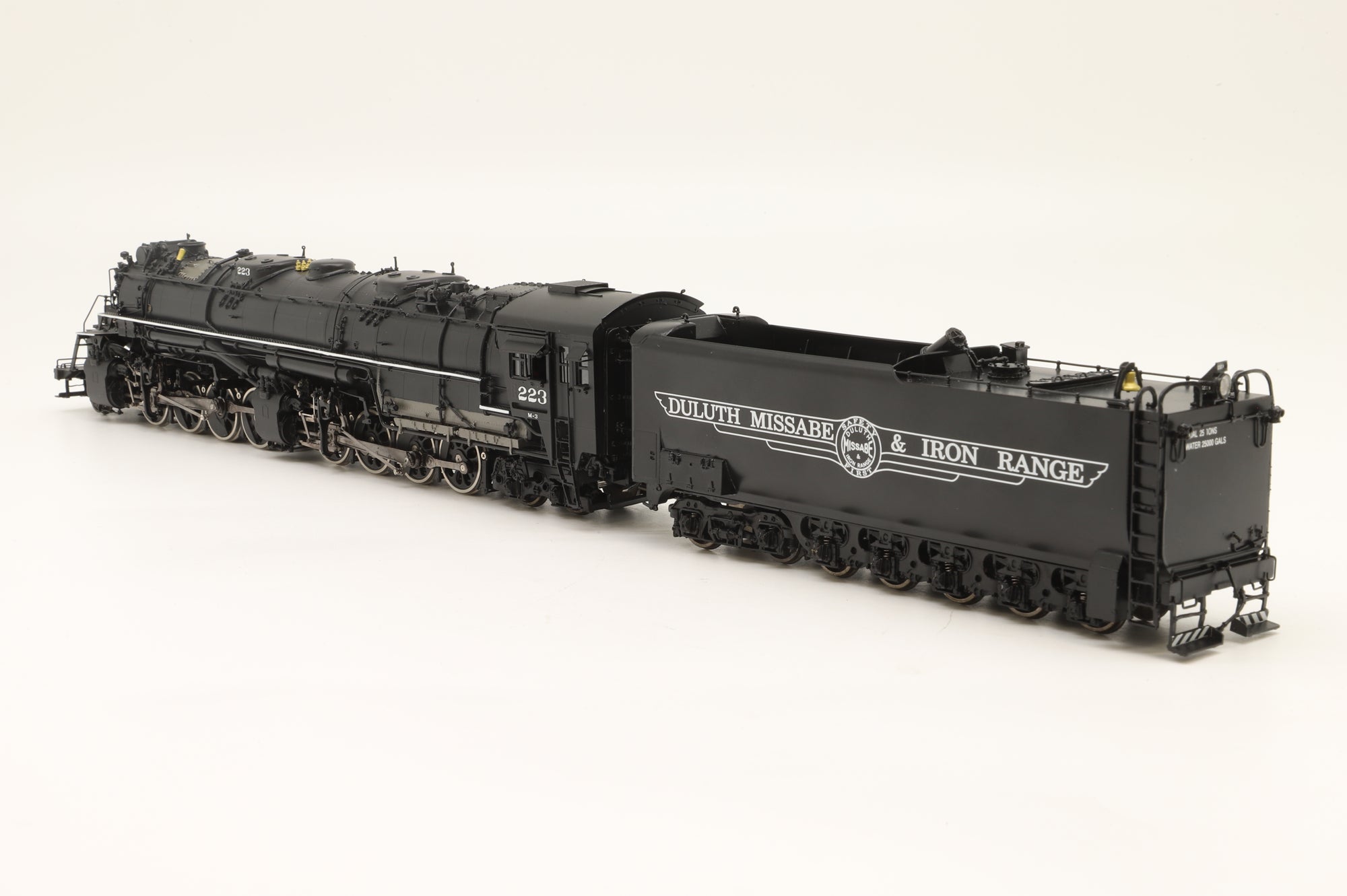 Iron Horse Models HO 17854-1  M-3, 2-8-8-4 The Yellowstone w/ Elesco Feedwater System #223 in DMIR Black
