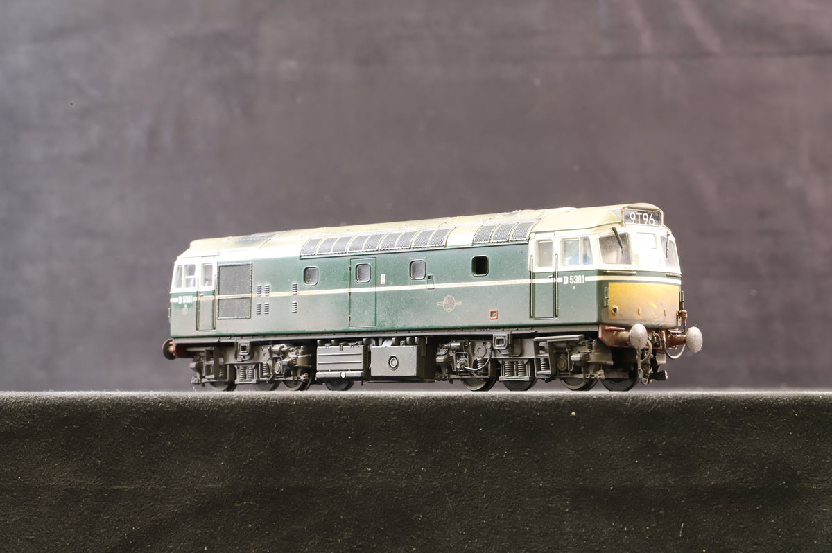 Heljan OO 2708 Class 27 &#39;D5381&#39; BR Green W/SYP, Weathered