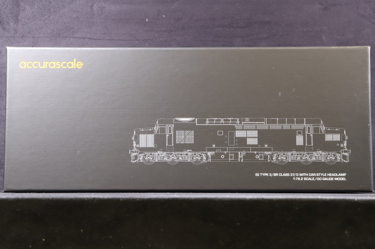 Accurascale OO ACC230537027DCC Class 37 37027 &#39;Loch Eil&#39; in BR Blue w/ White Stripe