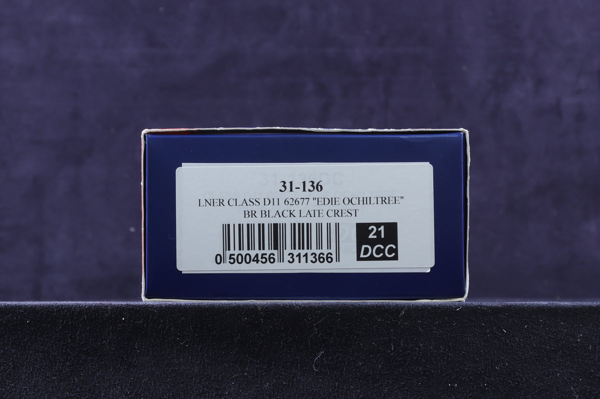Bachmann OO 31-136 Class D11 &#39;62677&#39; &#39;Edie Ochiltree&#39; BR Black L/C