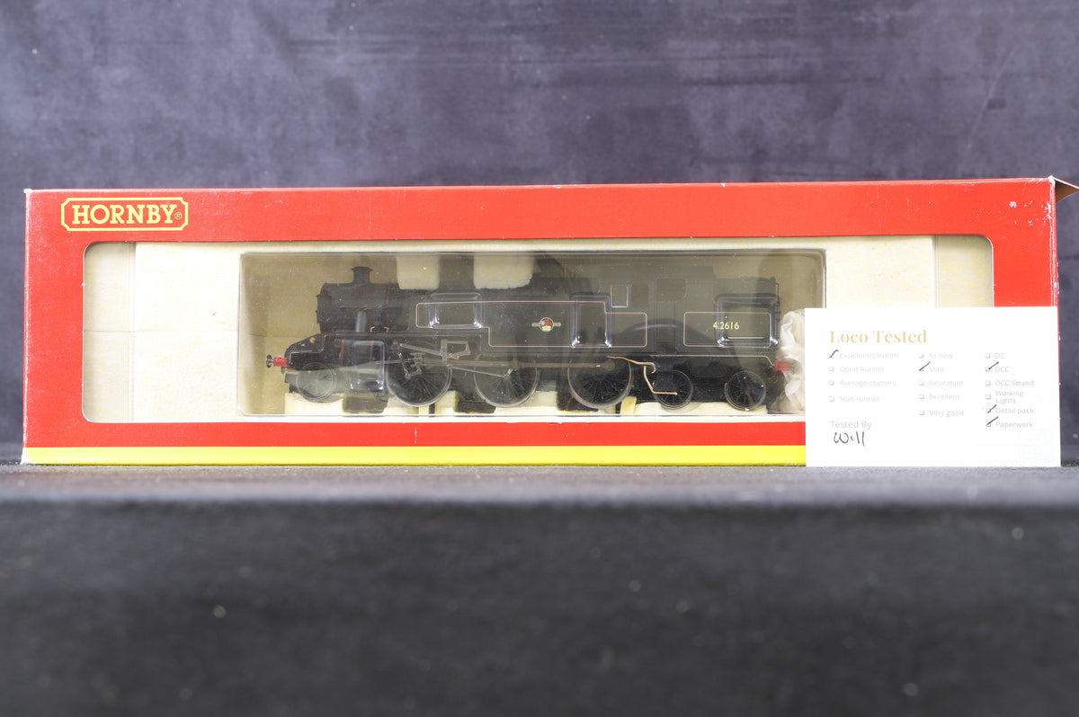 Hornby OO R2732X Stanier 4MT 2-6-4T &#39;42616&#39; BR Black L/C, DCC Fitted