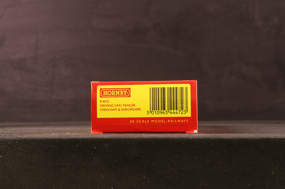 Hornby OO R4472 Driving Van Trailer Wrexham &amp; Shropshire