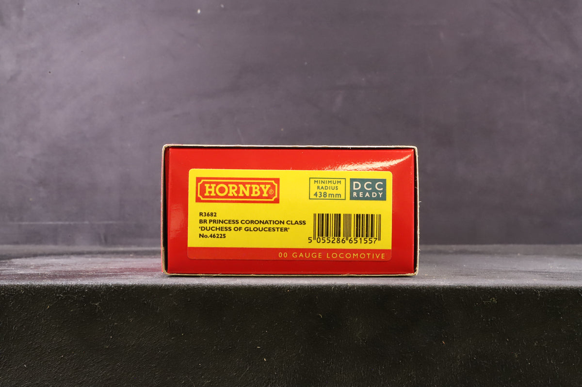 Hornby OO R3682 Princess Coronation Class &#39;46225&#39; &#39;Duchess of Gloucester&#39; BR Blue E/C