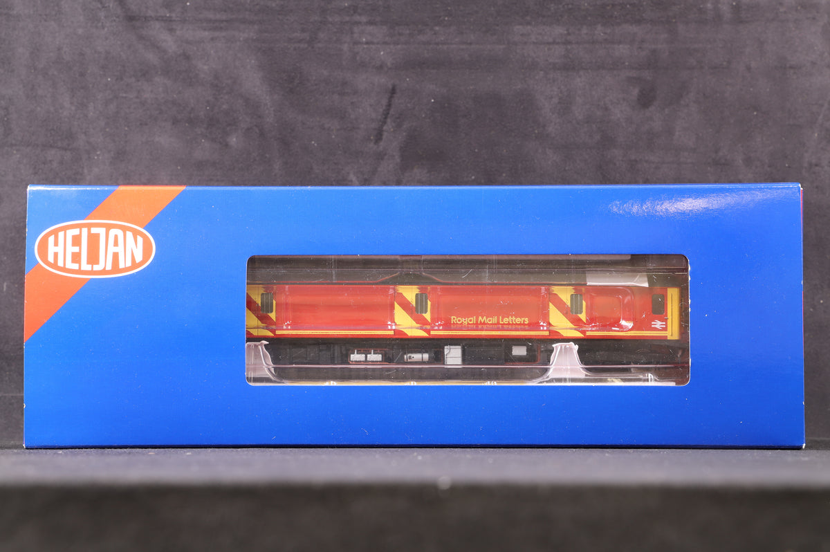 Heljan OO 8941 Class 128 DMU 55995 in Royal Mail red with flush fronts