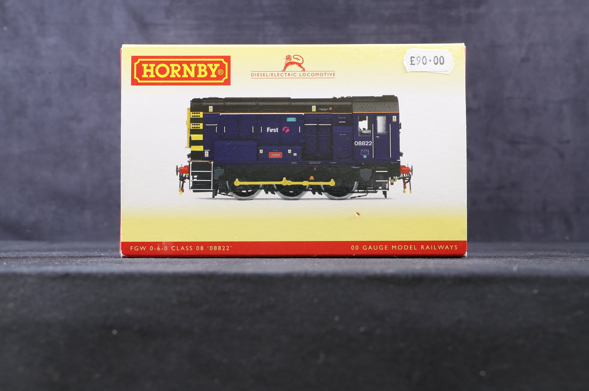 Hornby OO R3343 FGW 0-6-0 Diesel Electric Class 08 Locomotive &#39;08822&#39;