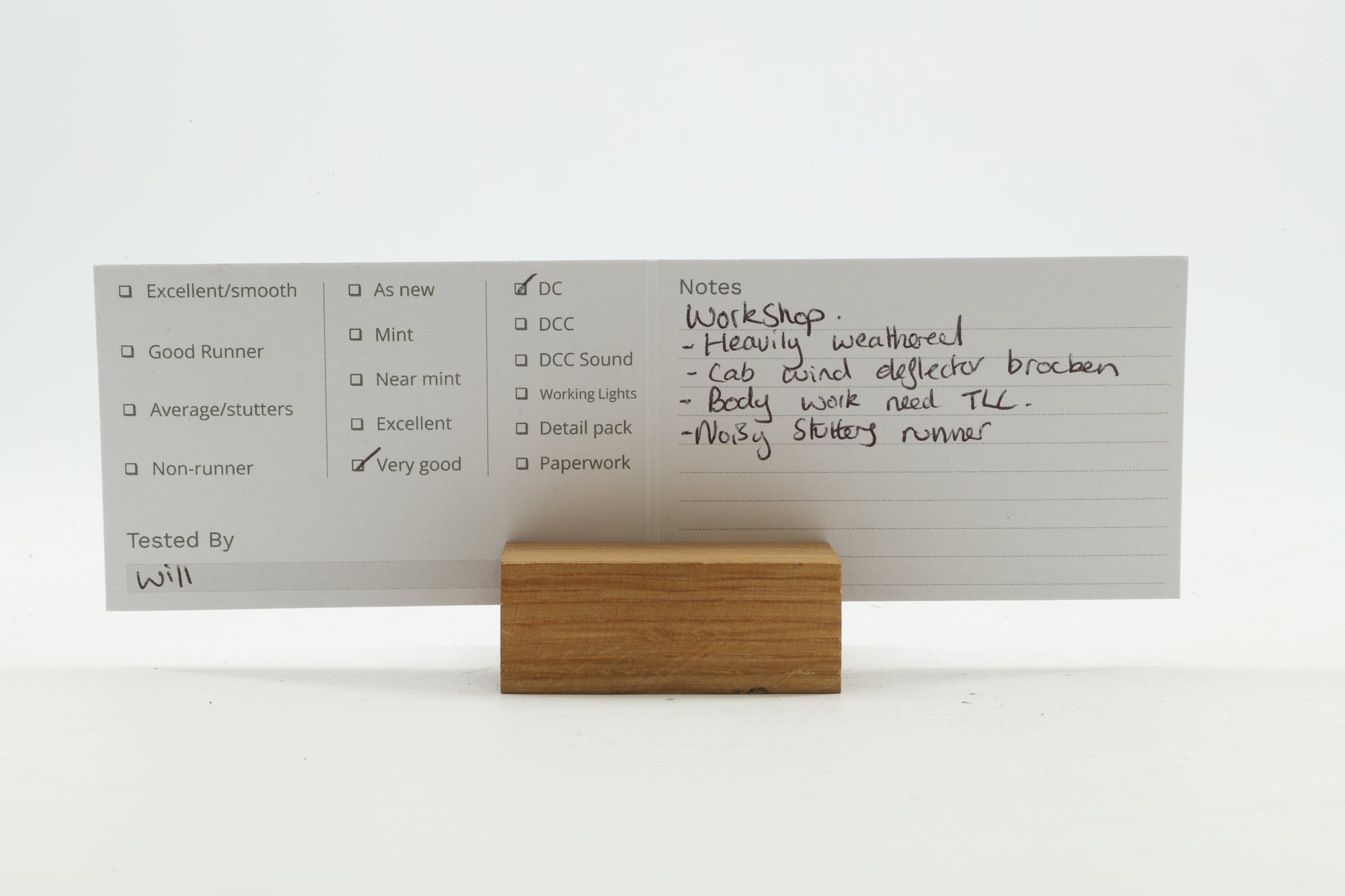 WORKSHOP Hornby OO Class 8F 8042 in LMS Black - Weathered