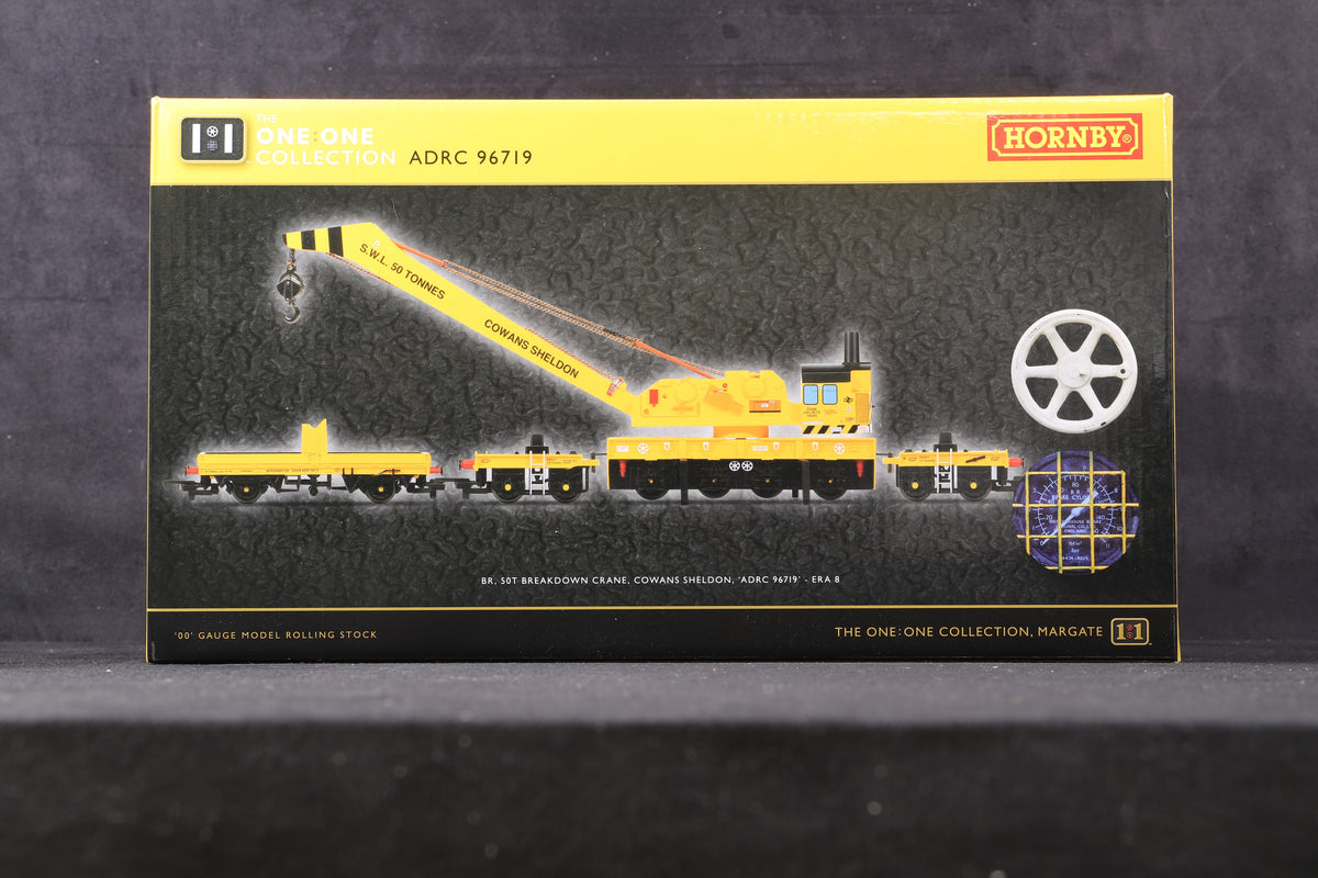 Hornby OO R60123 BR 50T Breakdown Crane &#39;ADRC 96719&#39; 1:1 Collection