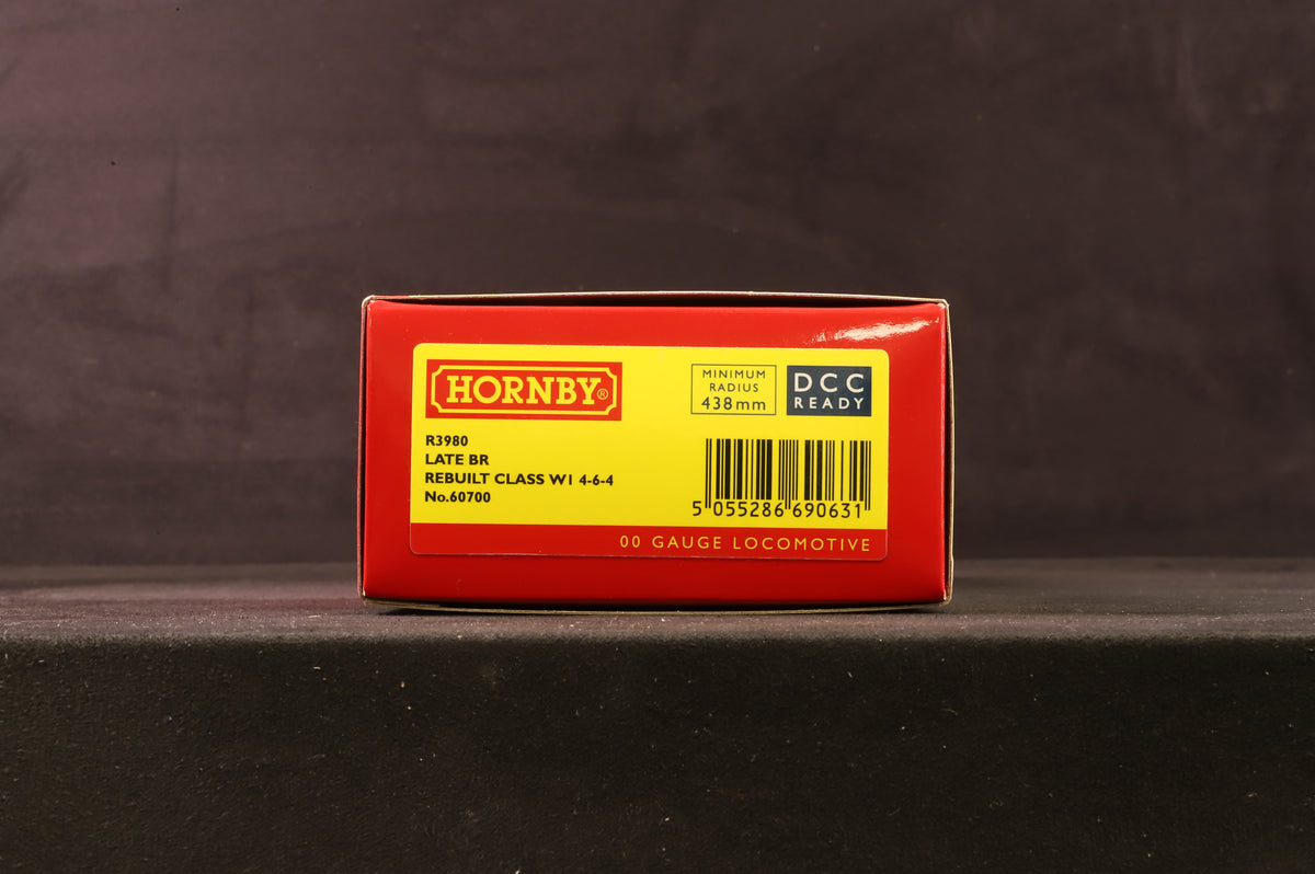 Hornby OO R3980 Late BR Rebuilt Class WI 4-6-4 &#39;60700&#39;