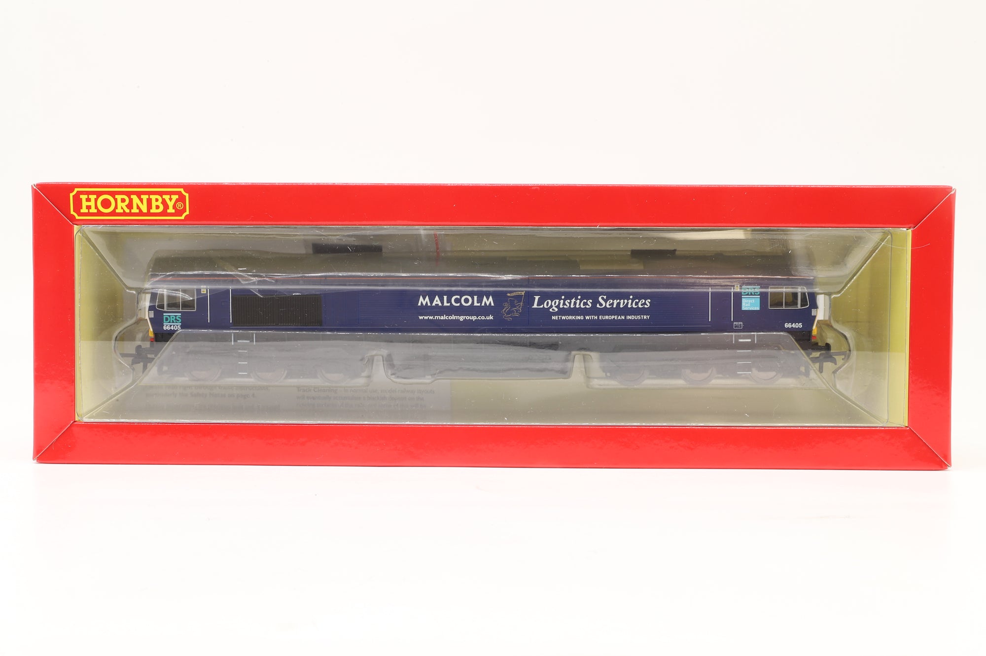 Hornby OO R3886 Class 66 '66405' Diesel Locomotive Malcolm Logistics DCC Sound