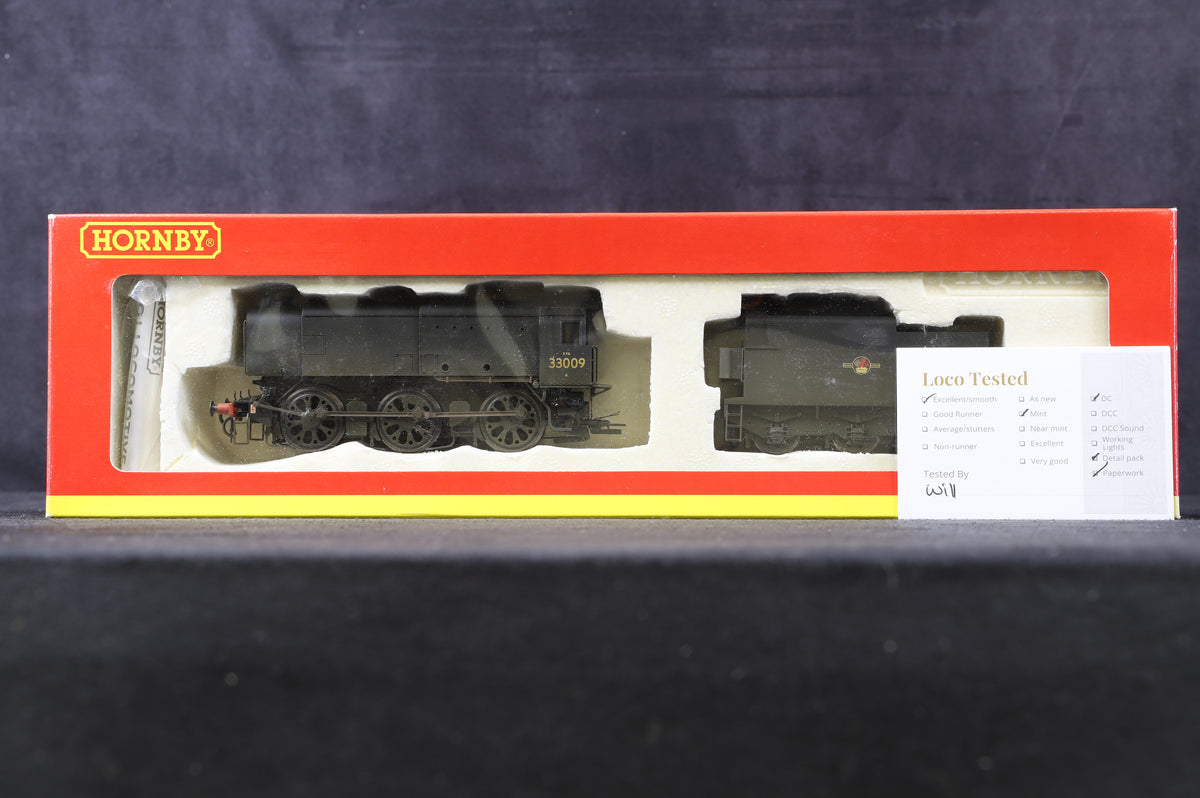 Hornby OO R2344 Class Q1 &#39;33009&#39; BR Black L/C Weathered