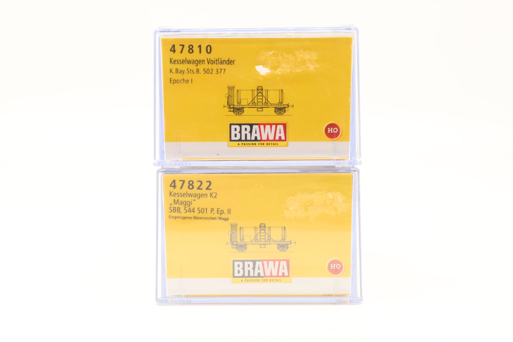 Brawa HO 47810 & 47822 Pair of Kesselwagens