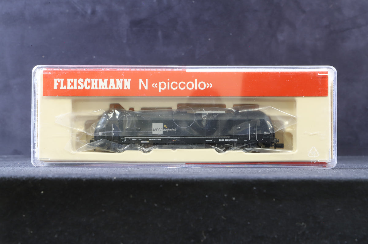 Fleischmann N Gauge 726003 Siemens ER 20 in Dispolok Black Livery