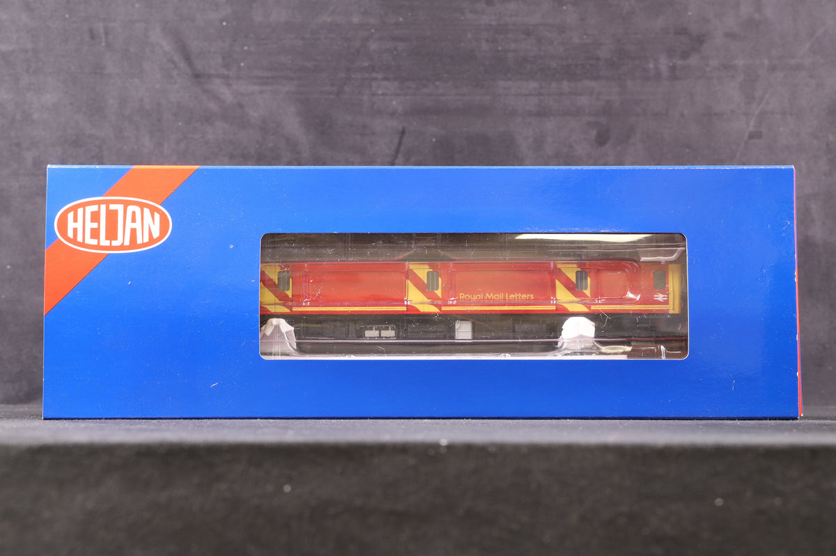 Heljan OO 8921 Class 128 parcels DMU 55992 in Royal Mail Letters red
