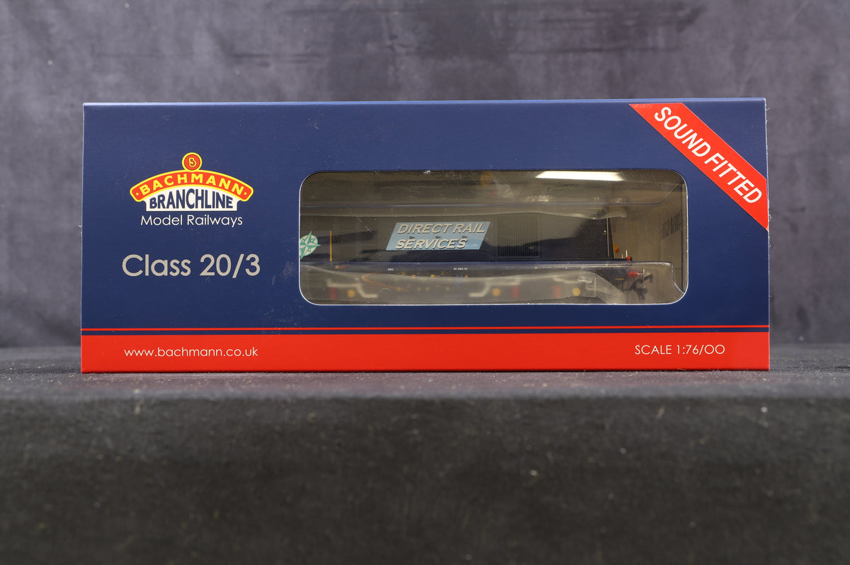 Bachmann OO 35-127BSF Class 20/3 20308 in Direct Rail Services &#39;Compass&#39; blue  Digital Sound Fitted